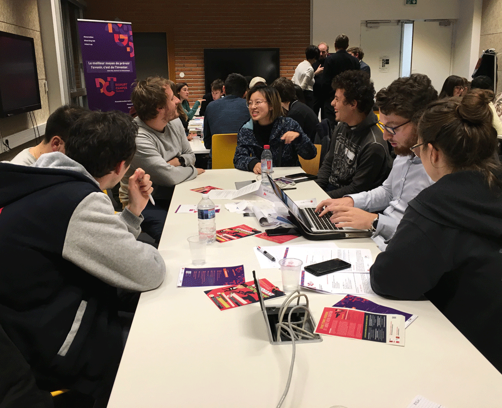 Disrupt Campus match équipe