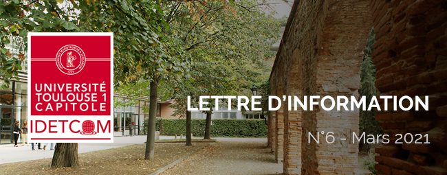 Lettre d'information IDETCOM - Septembre 2020