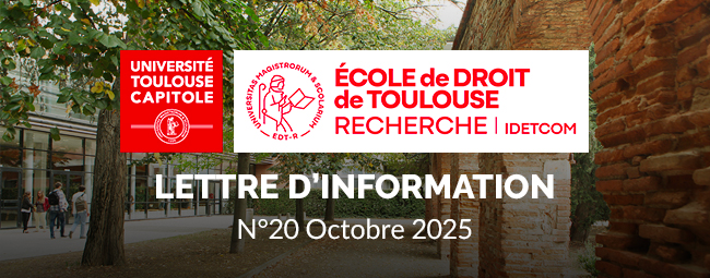 Lettre d'information IDETCOM - Octobre 2025