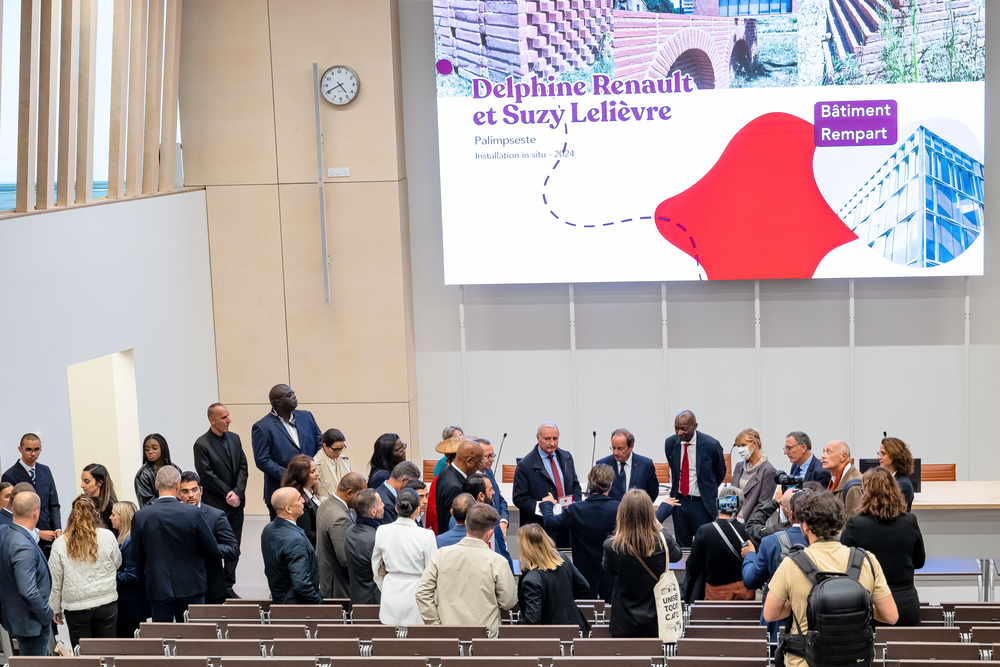 Inauguration du bâtiment Rempart
