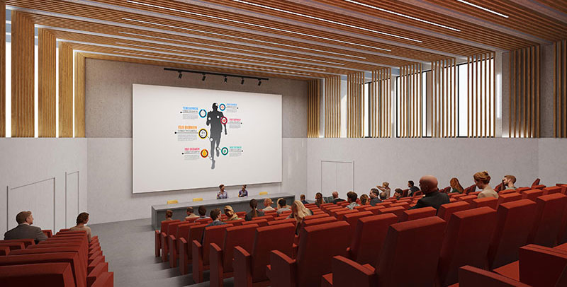 Bâtiment Rempart  : Amphithéâtre colloque