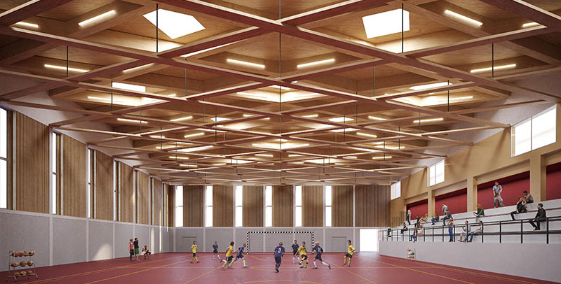 Bâtiment Rempart  : Gymnase