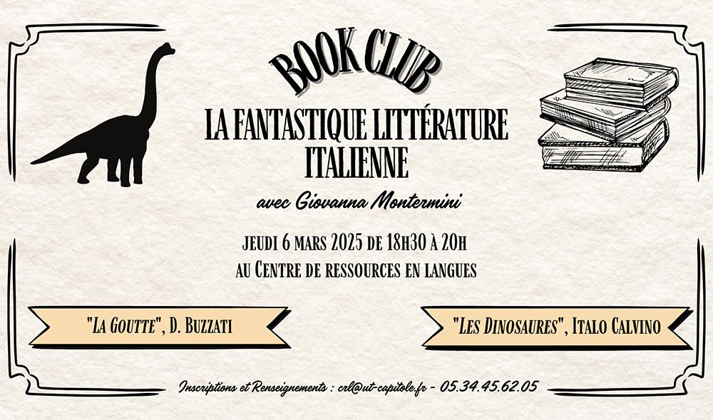 Book Club - 6 mars 2025 au CRL