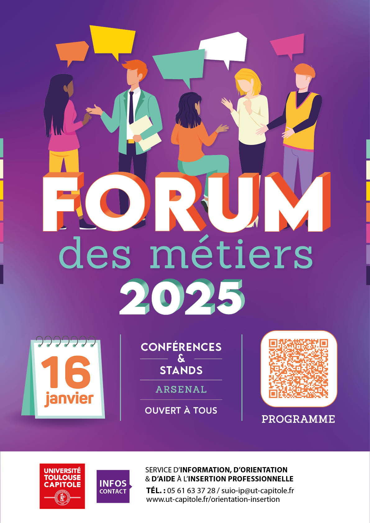 Affiche forum métiers 2025