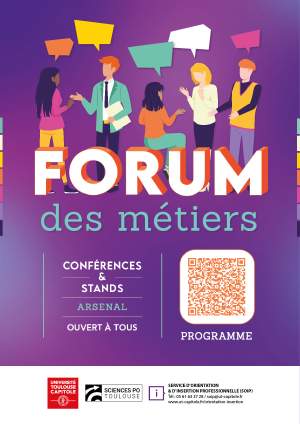 Affiche forum métiers 2026