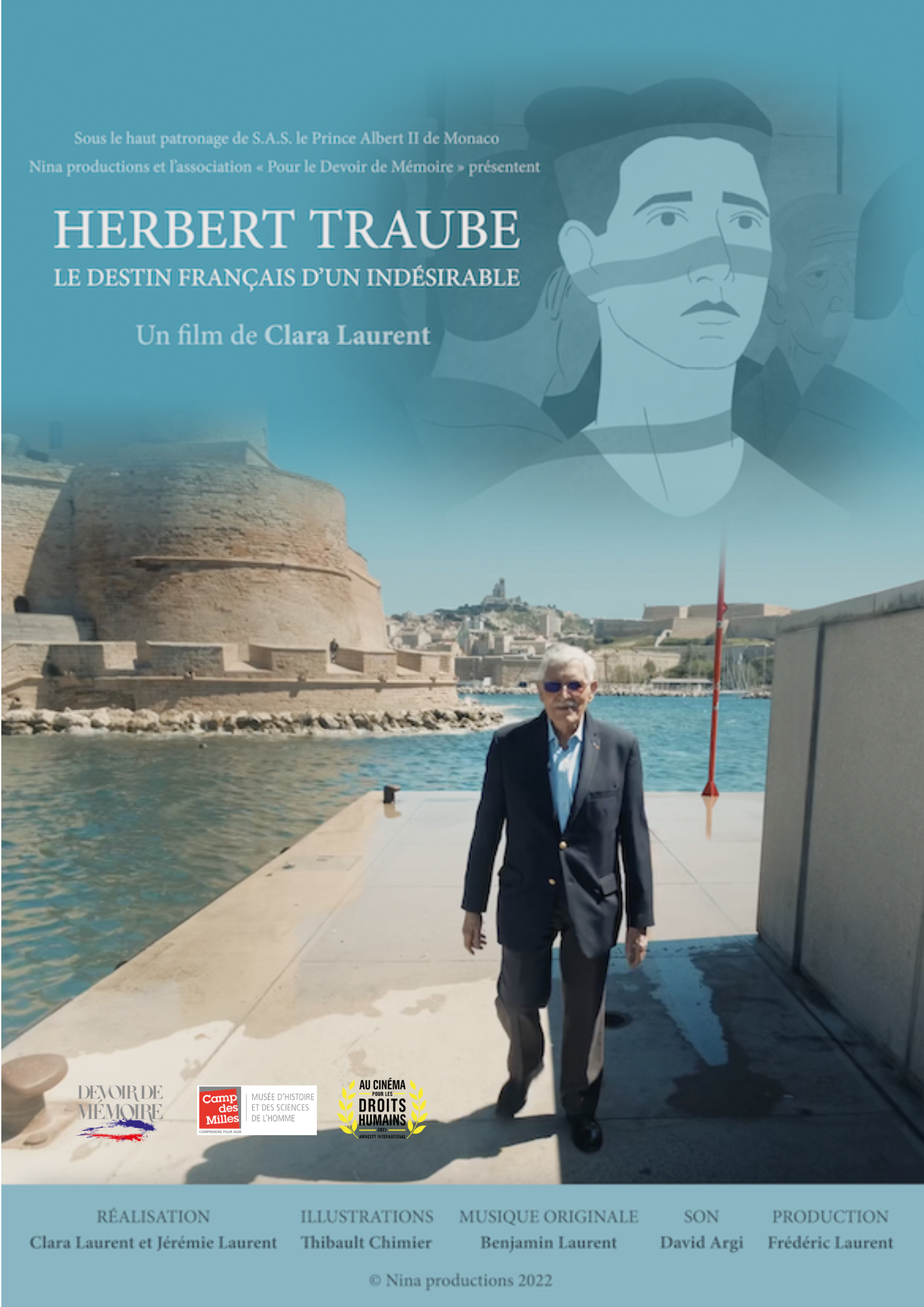 Affiche documentatire "Herbert Traube"