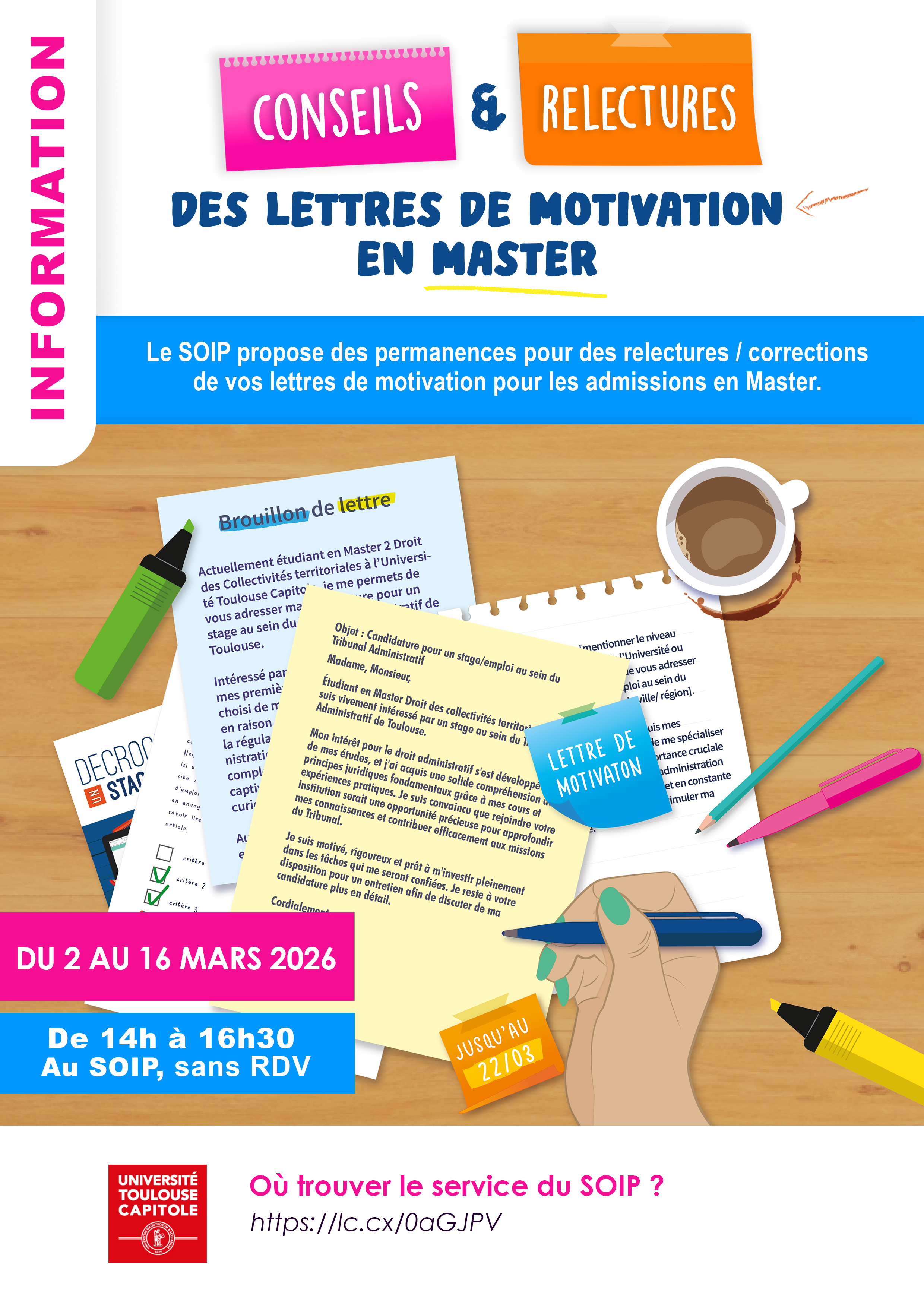 Lettres masters