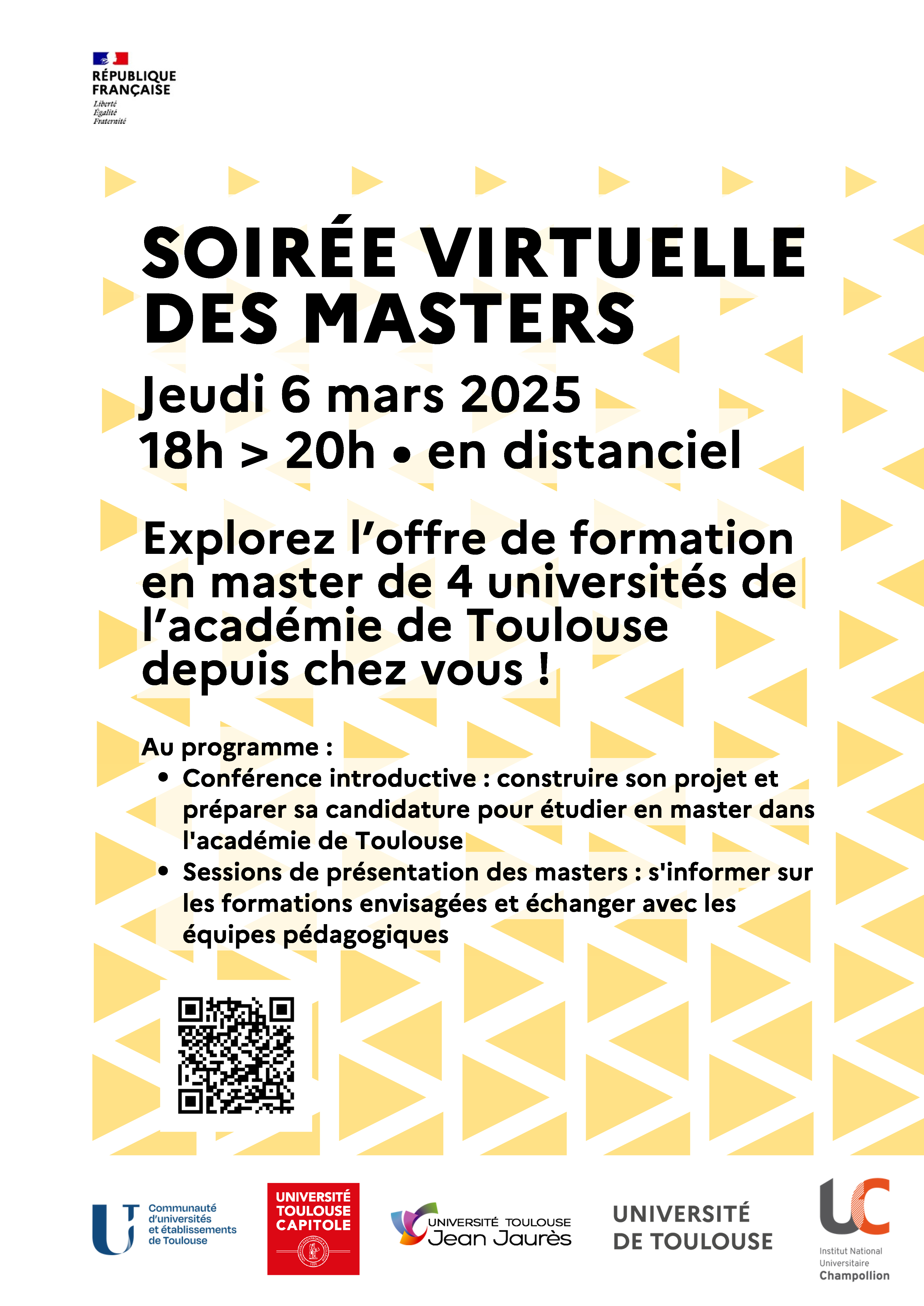 Soirée virtuelle des masters 2025