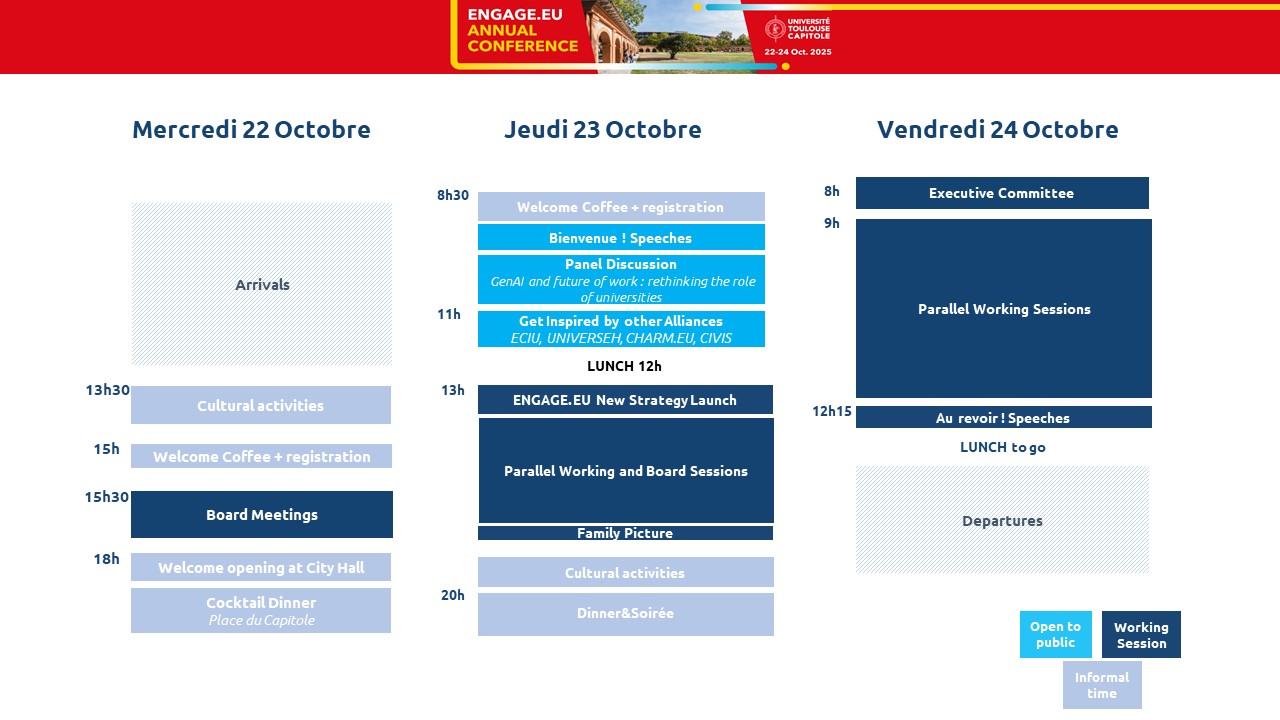 ENGAGE Annual event agenda