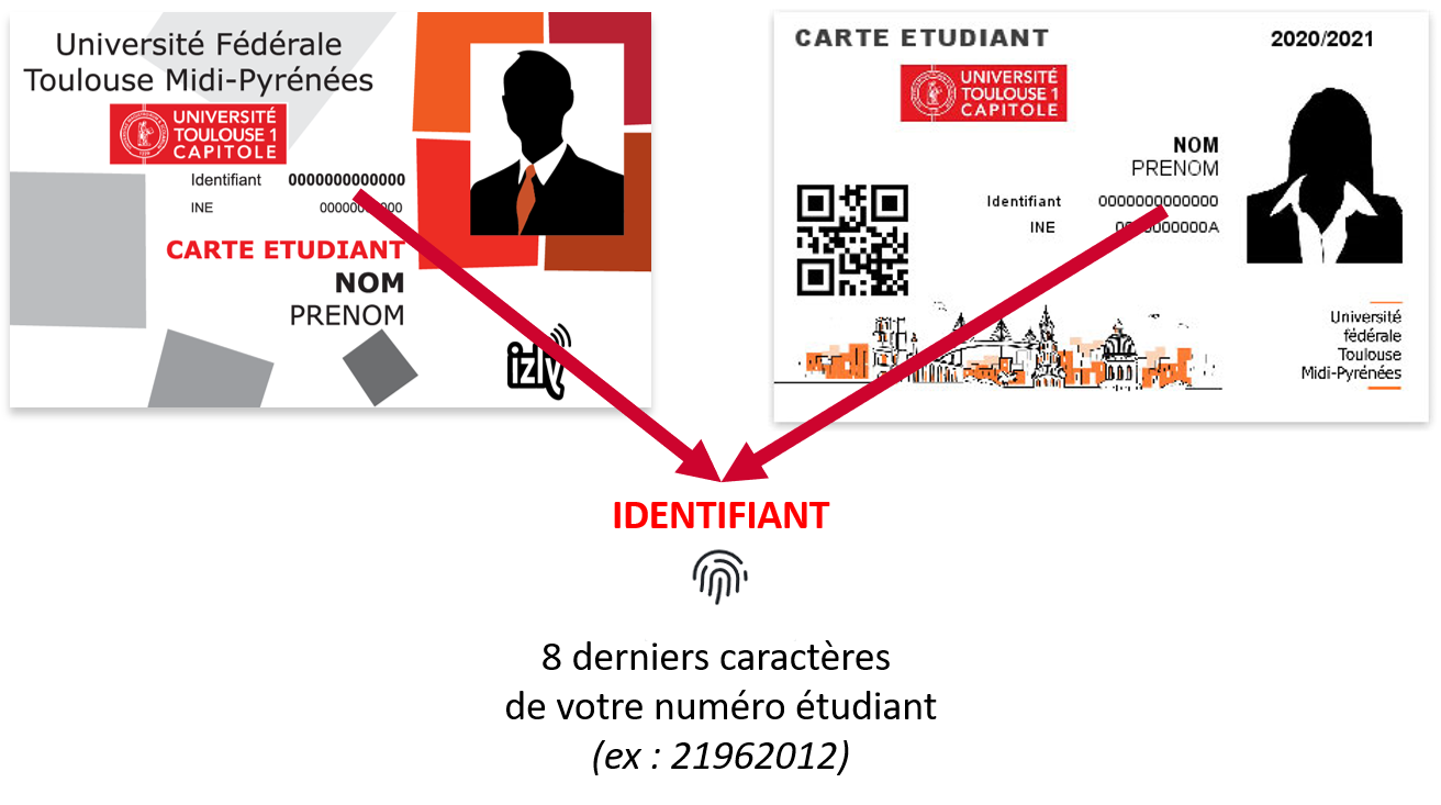 Carte Etudiant Carte Etudiant - compte informatqiue