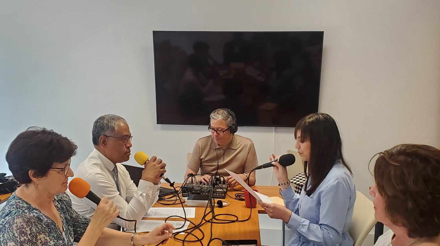 Photo Émission radio "Fondamental Europe"