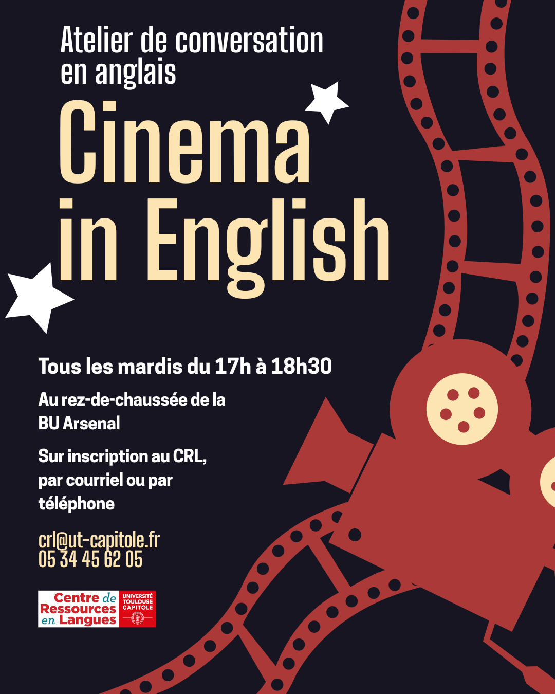 Cinéma en anglais // Mardis de 17h à 18h30