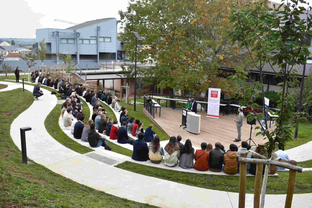 Photo Inauguration du parc paysager de l'IUT de Rodez