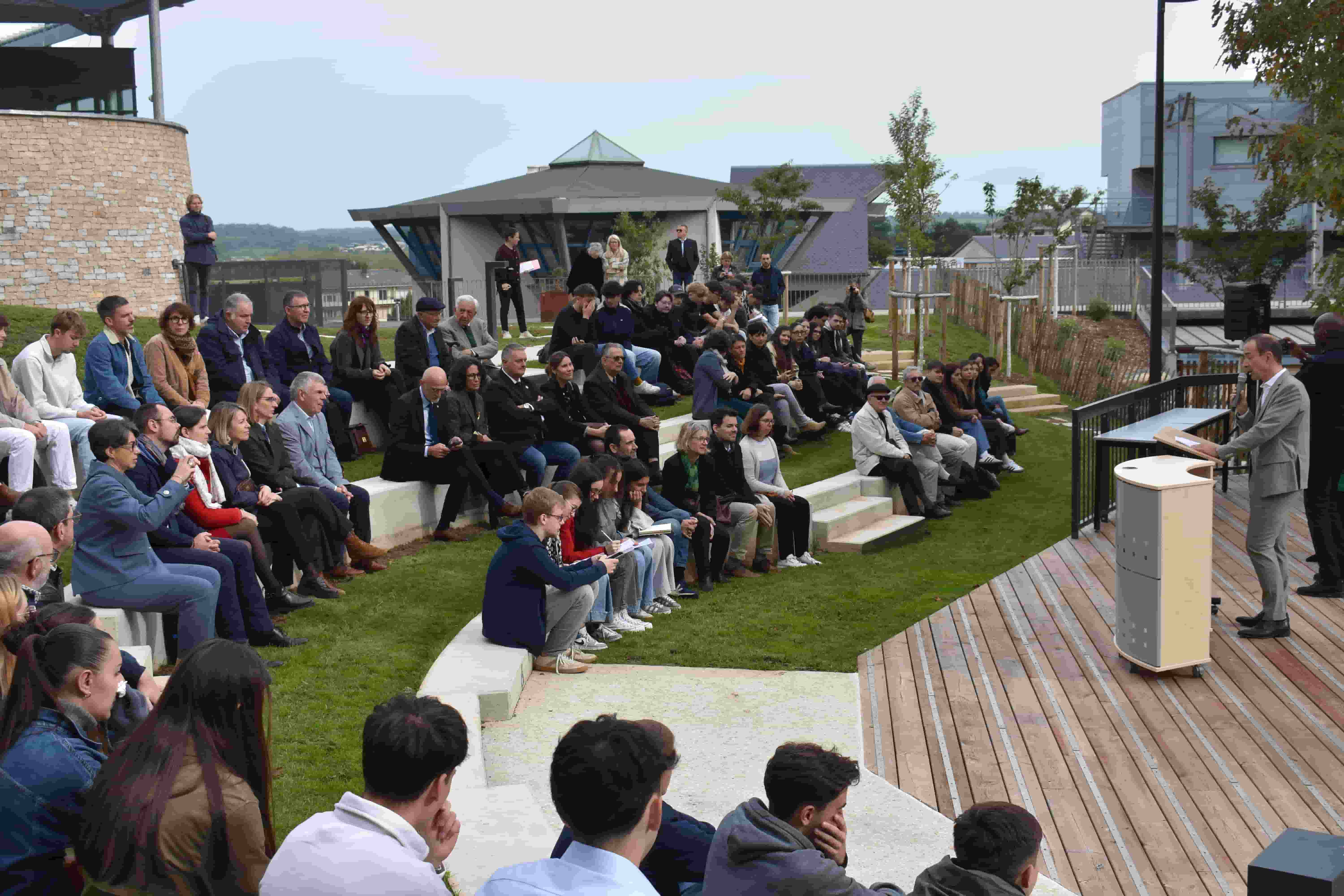 Inauguration Parc paysager IUT de Rodez