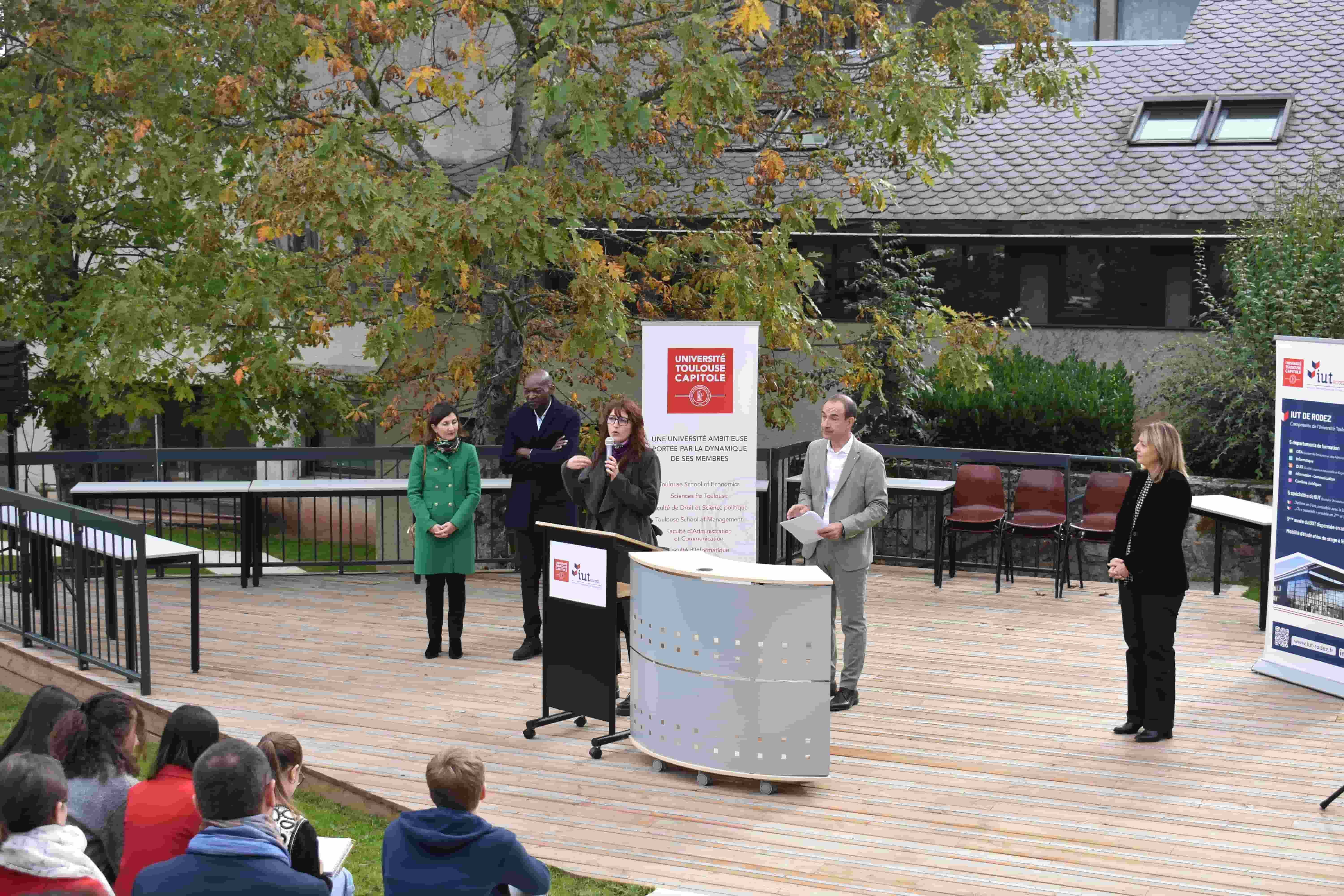 Inauguration Parc paysager IUT de Rodez