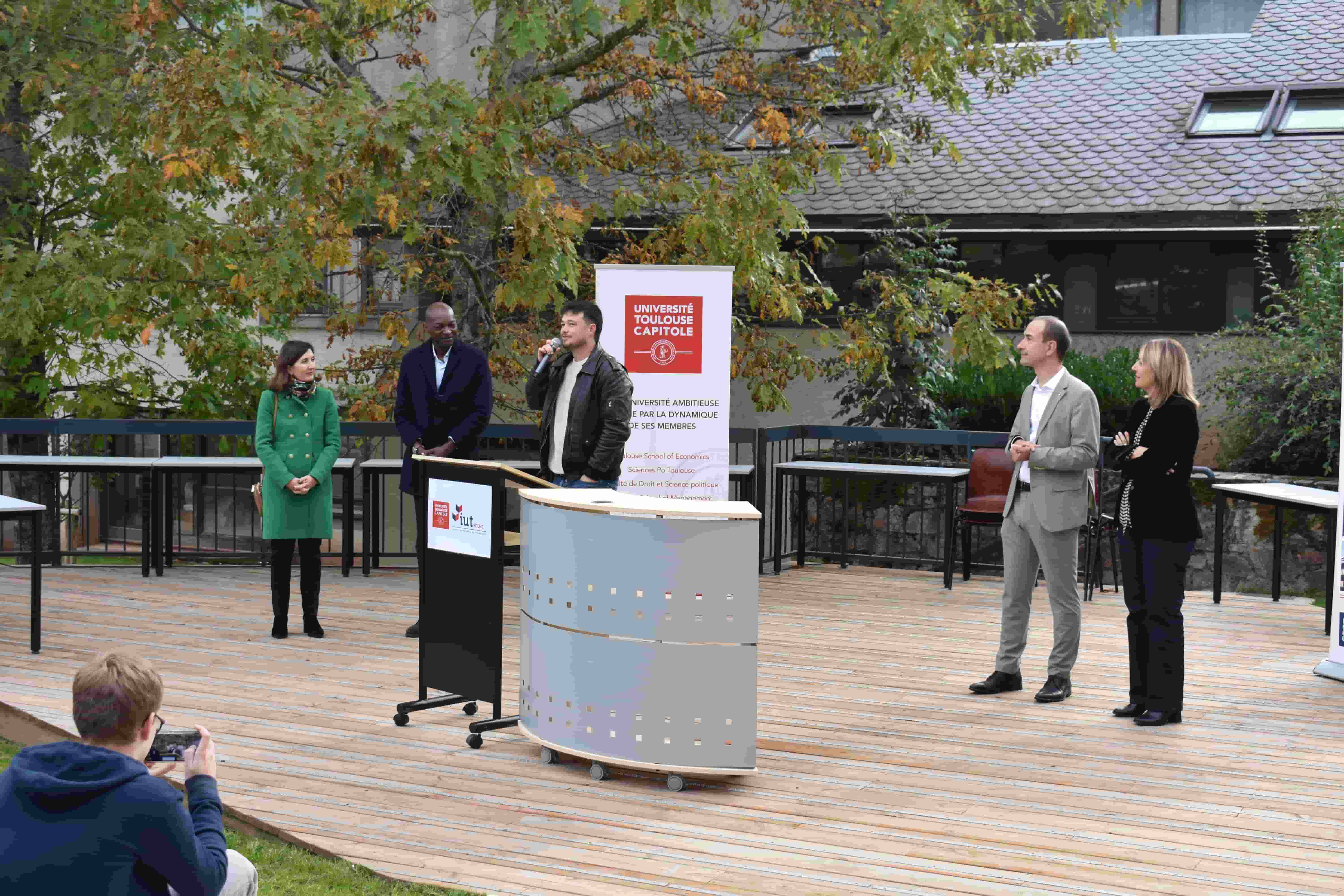 Inauguration Parc paysager IUT de Rodez