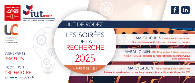 Encart Soirées de la Recherche IUT-2025