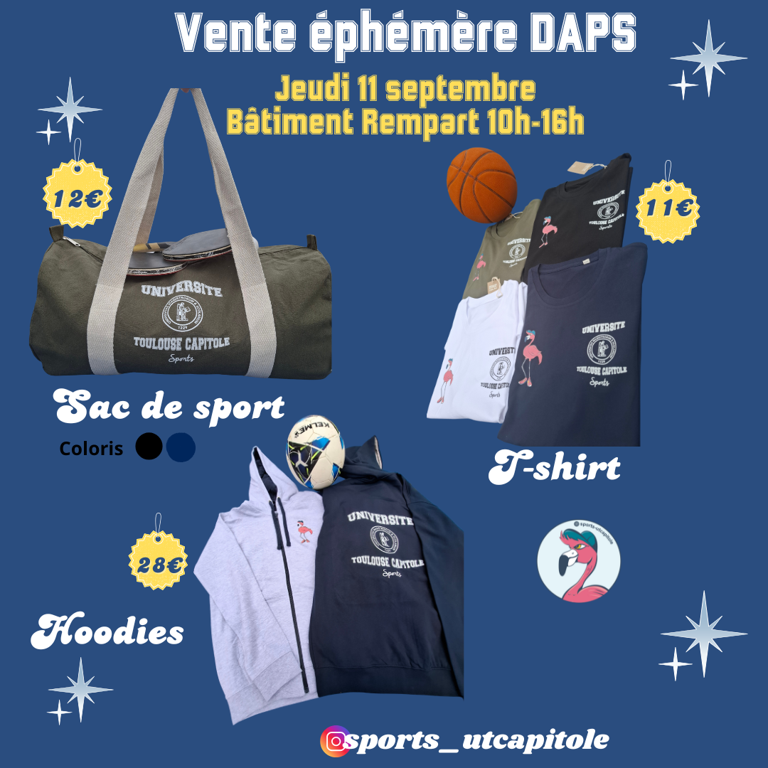 Vente de goodies DAPS