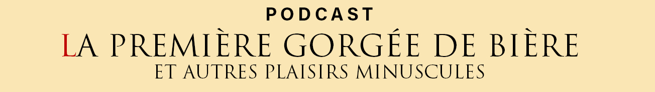 Gorgée de bière