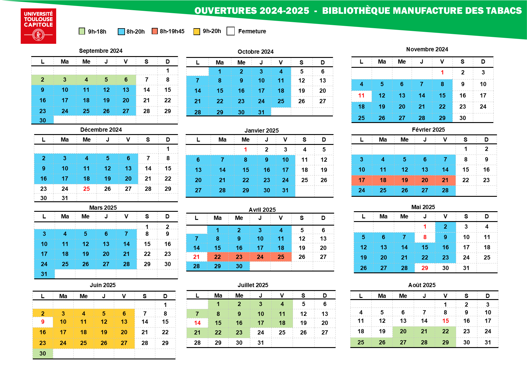 Horaires Manu