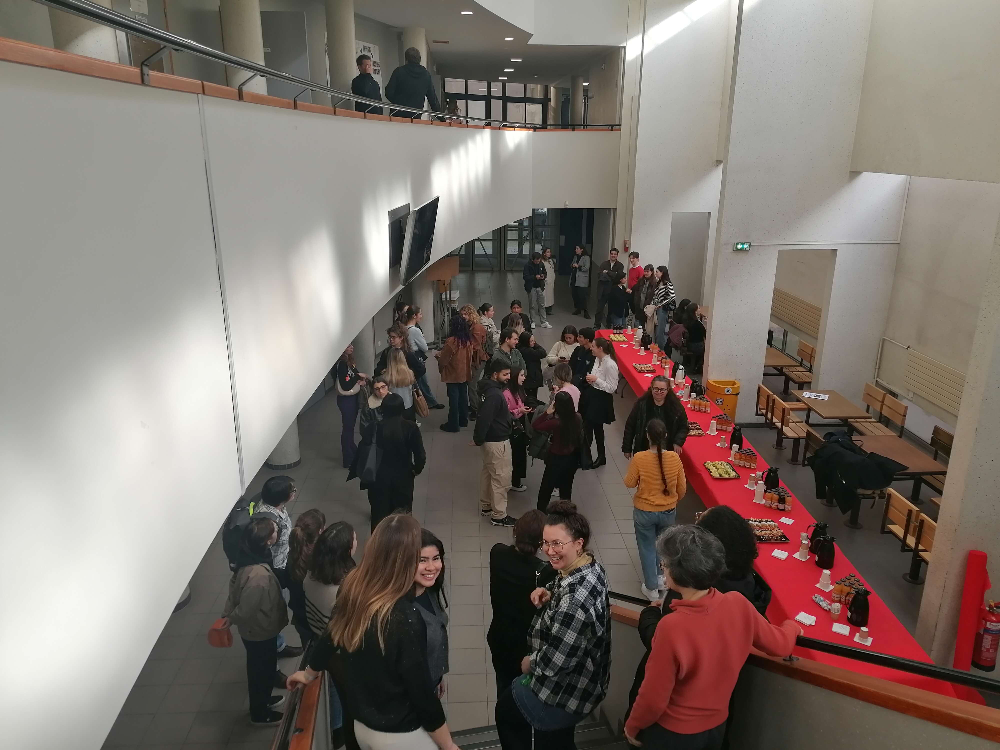 Pot de bienvenue des étudiants internationaux  en échange ce second semestre n°1