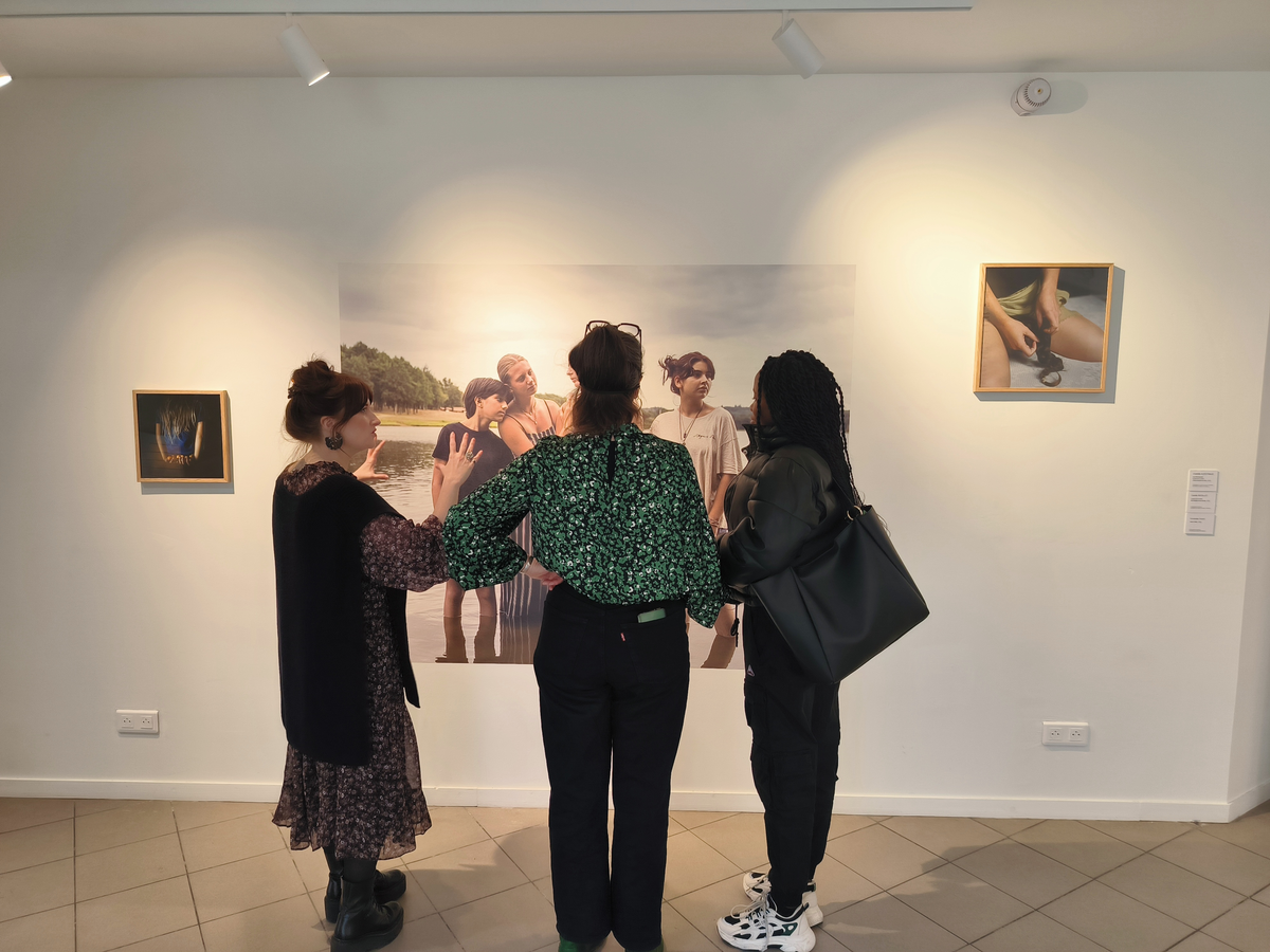 Visite à l'aveugle de l'exposition 