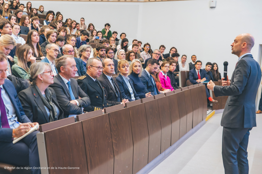 Visite du ministre de l’Europe et des Affaires étrangères à UT Capitole