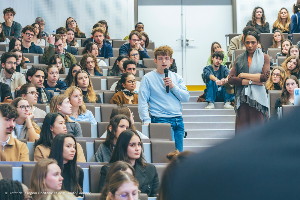 Visite du ministre de l’Europe et des Affaires étrangères à UT Capitole
