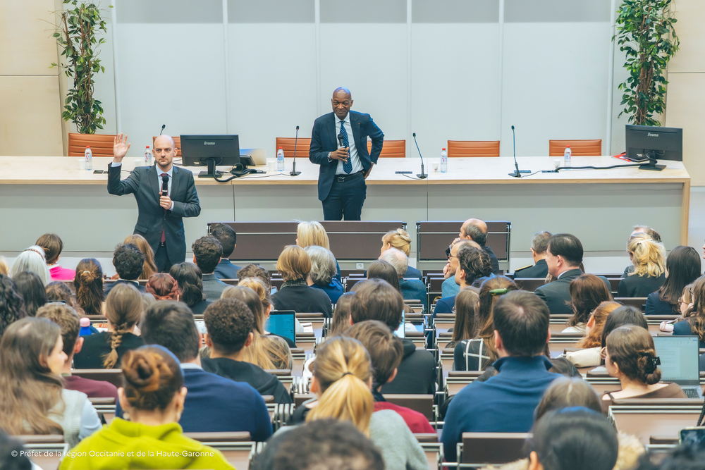 Visite du ministre de l’Europe et des Affaires étrangères à UT Capitole