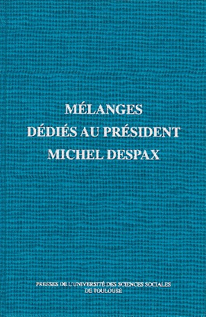 PUSS - Mélanges dédiés au Président Michel Despax