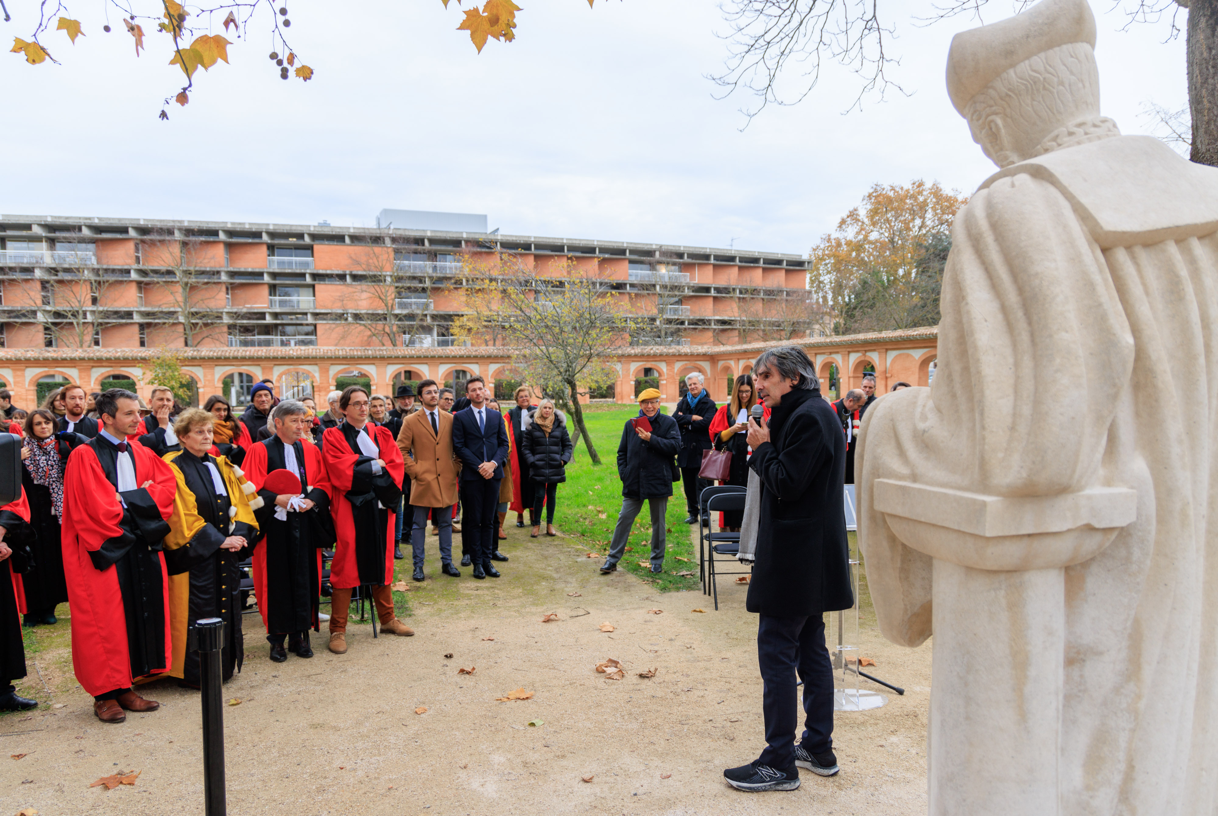 Inauguration statue Jacques Cujas
