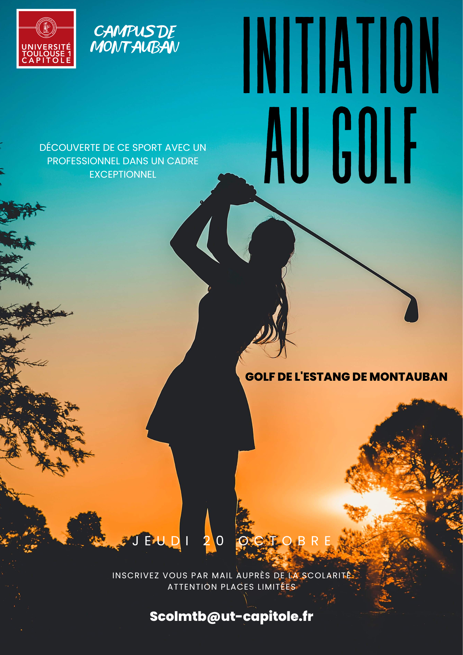 Affiche golf Montauban