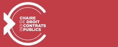 Logo Chaire de droit des contrats publics