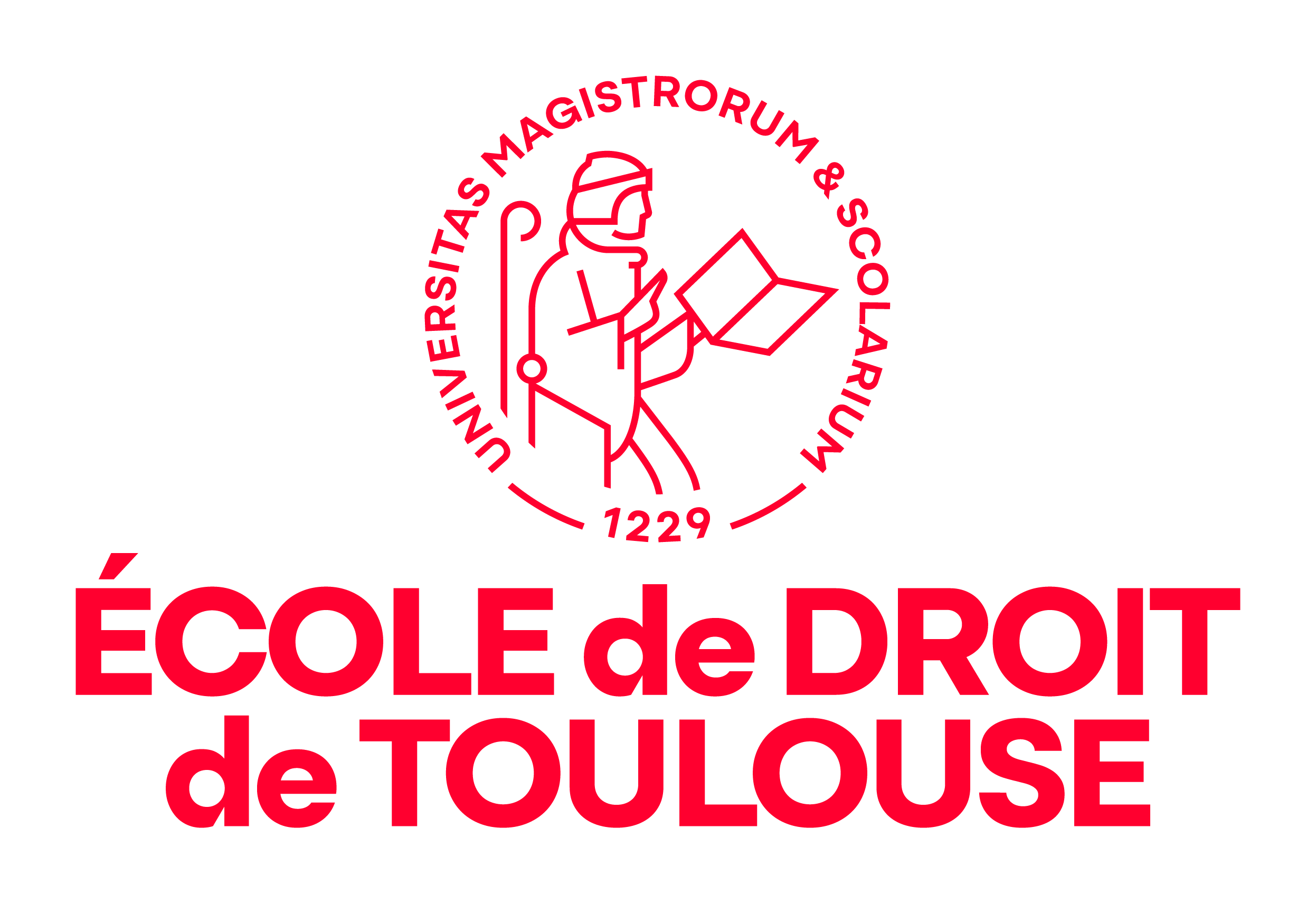 Logo École de droit de Toulouse vertical