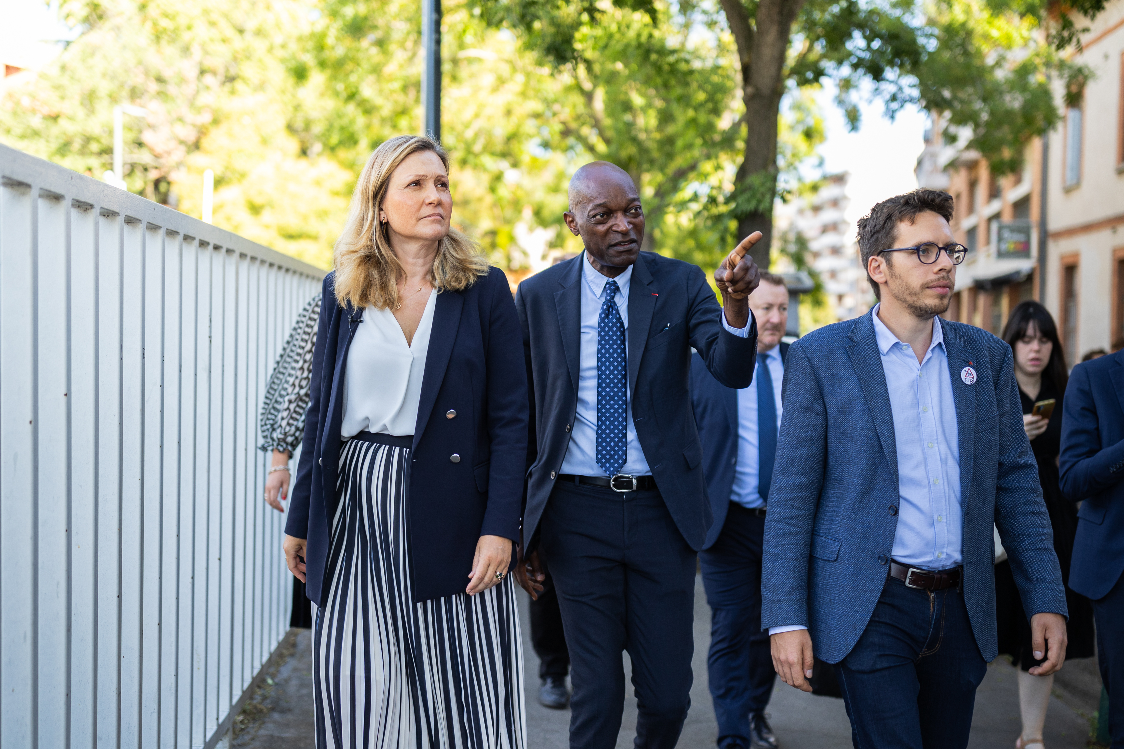 Retour en images sur la visite de Yaël Braun-Pivet, Présidente de l'Assemblée nationale