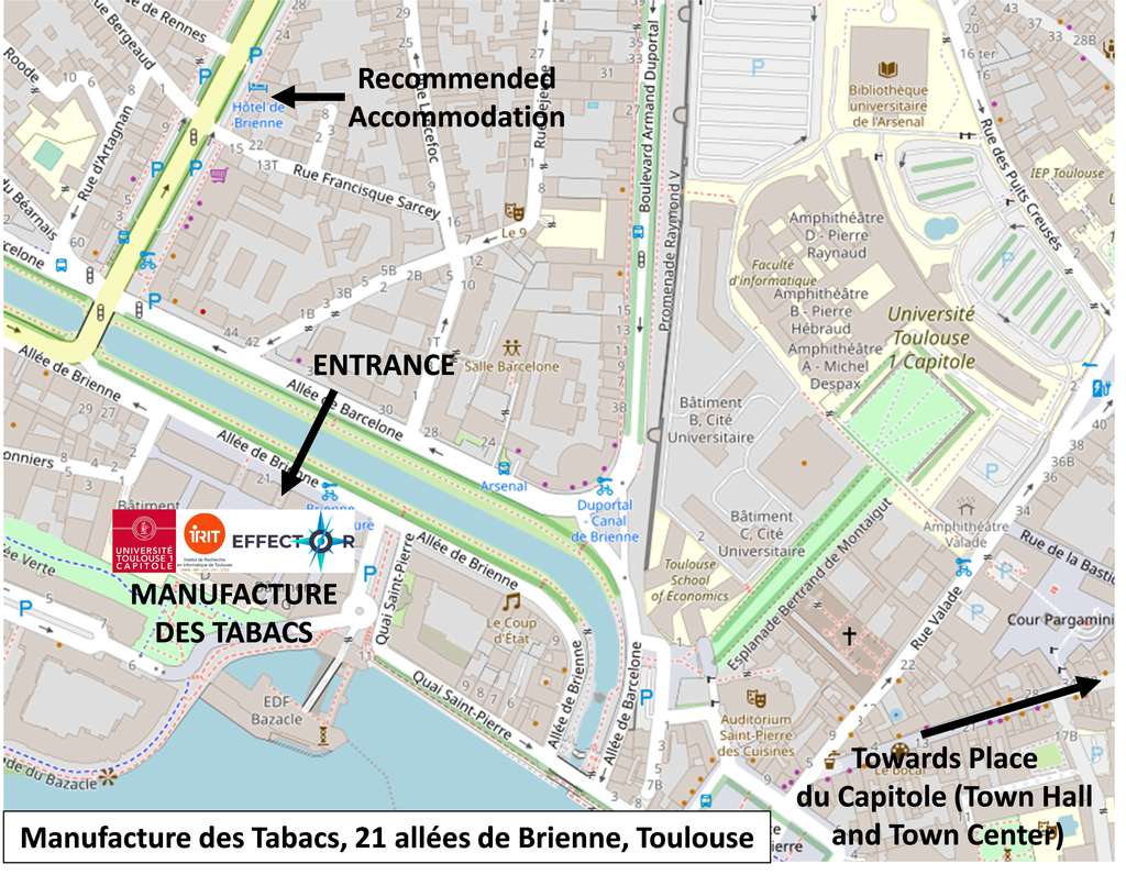 EFFECTOR final workshop access map