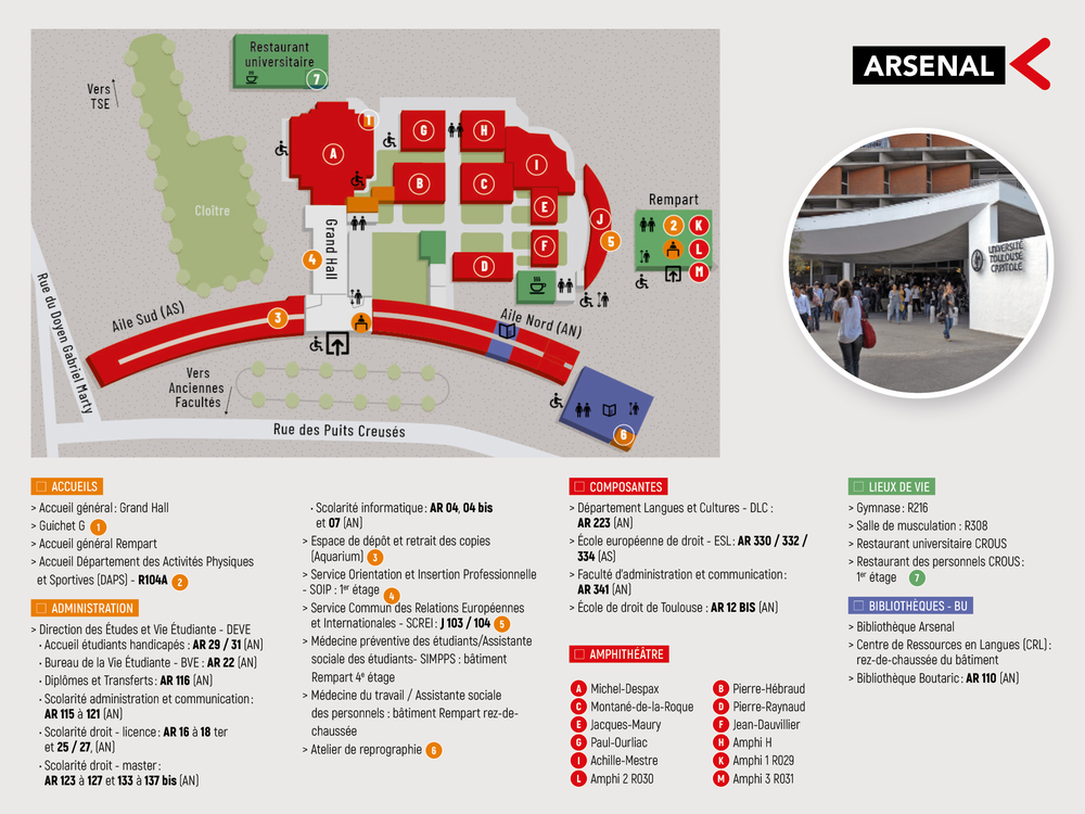 Plan de l'Arsenal