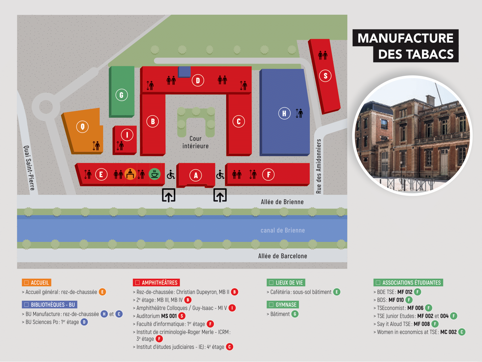 Plan de la Manufacture des Tabacs