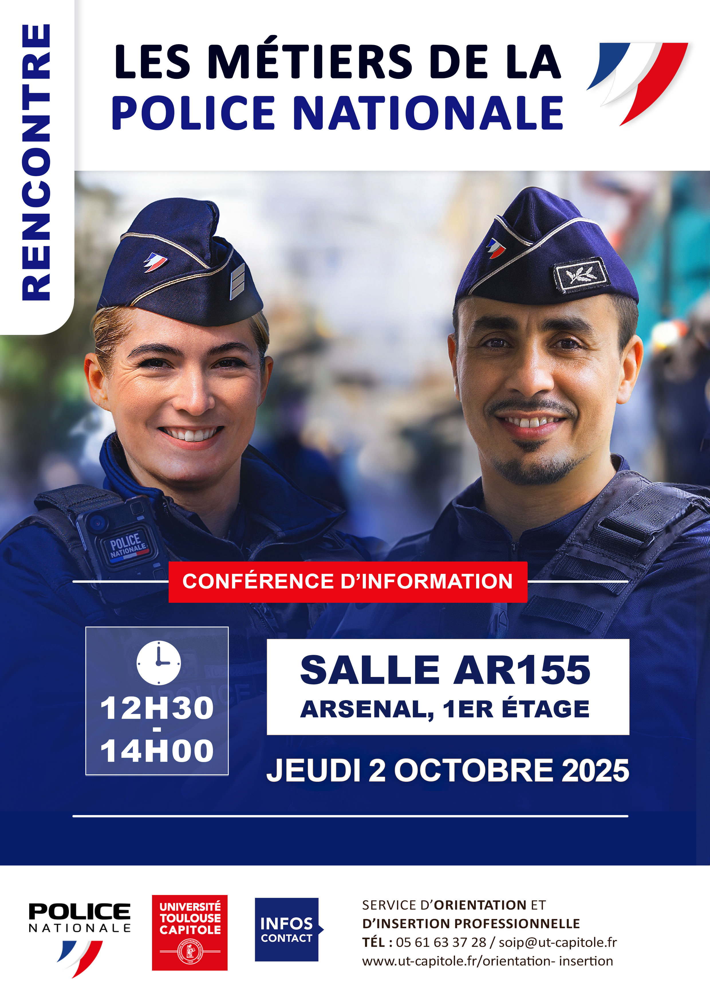 les métiers de la police nationale