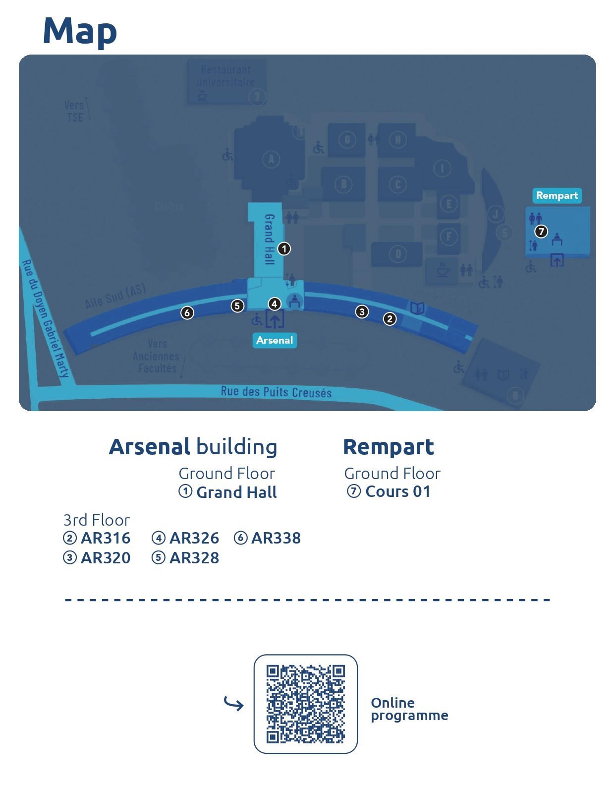 MAP & ROOM INFORMATION