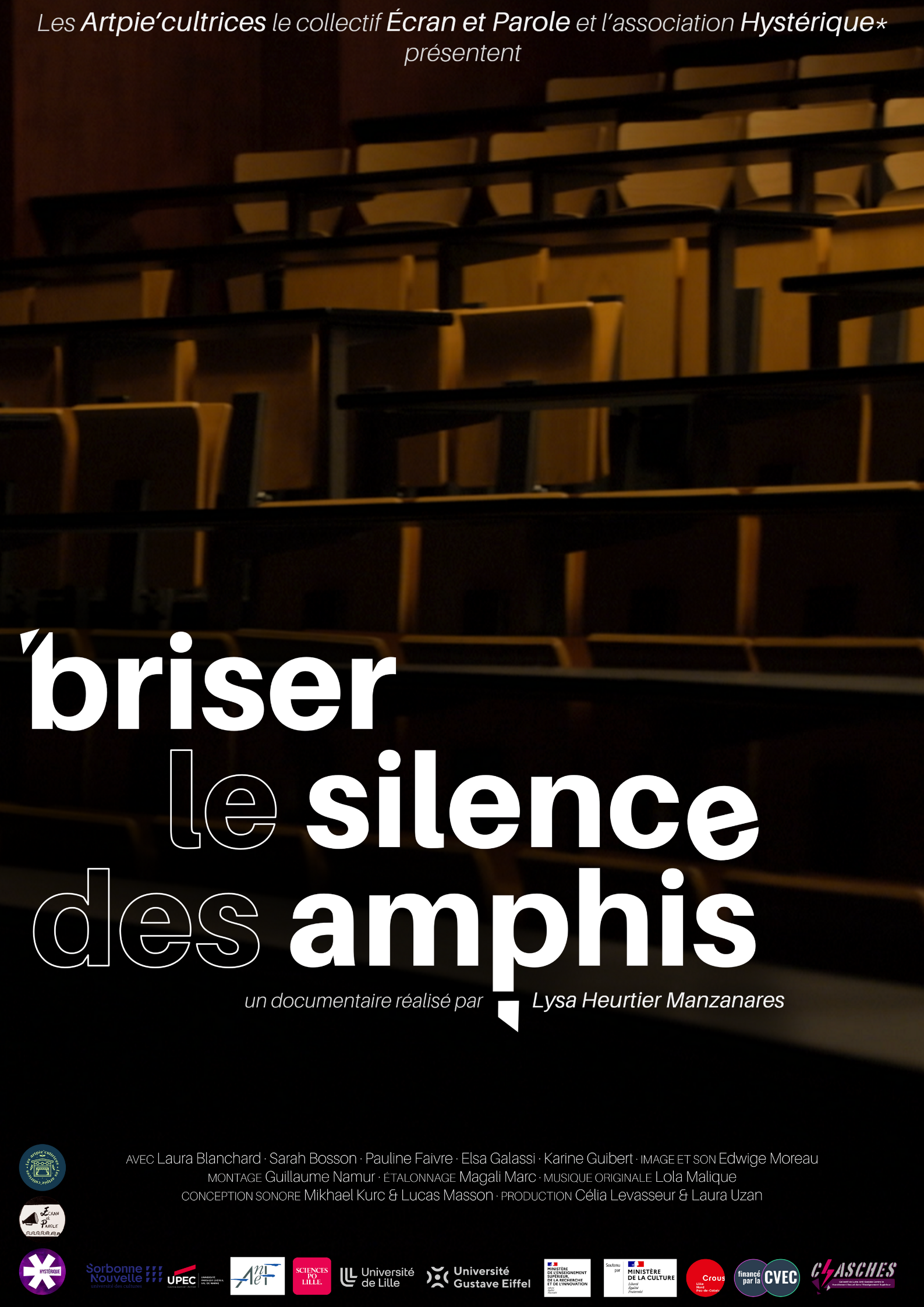 Affiche - Briser le silence des amphis