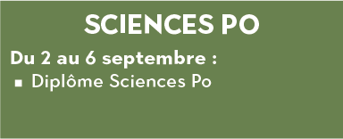 Ma rentrée à science-po