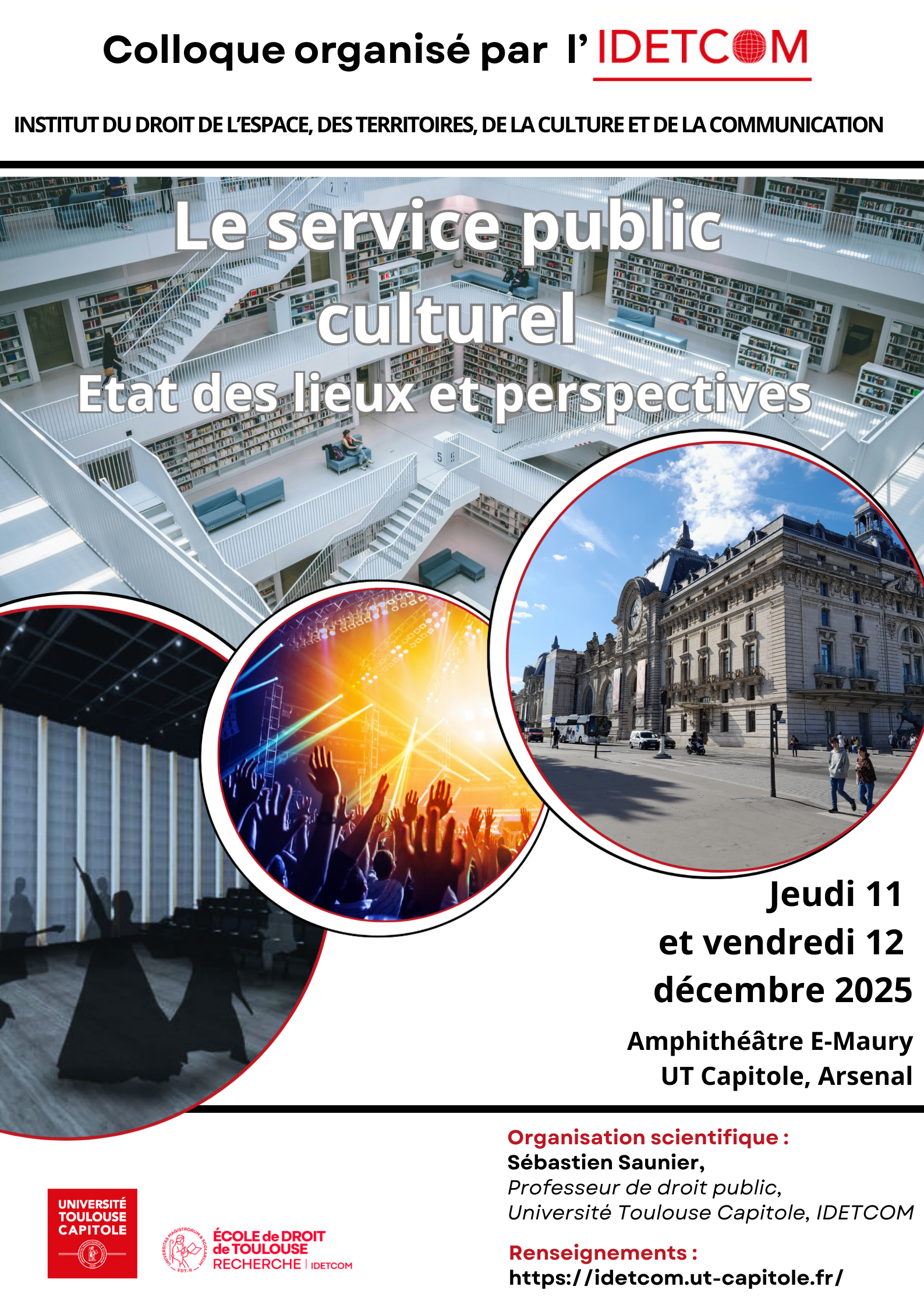 Affiche service public culturel