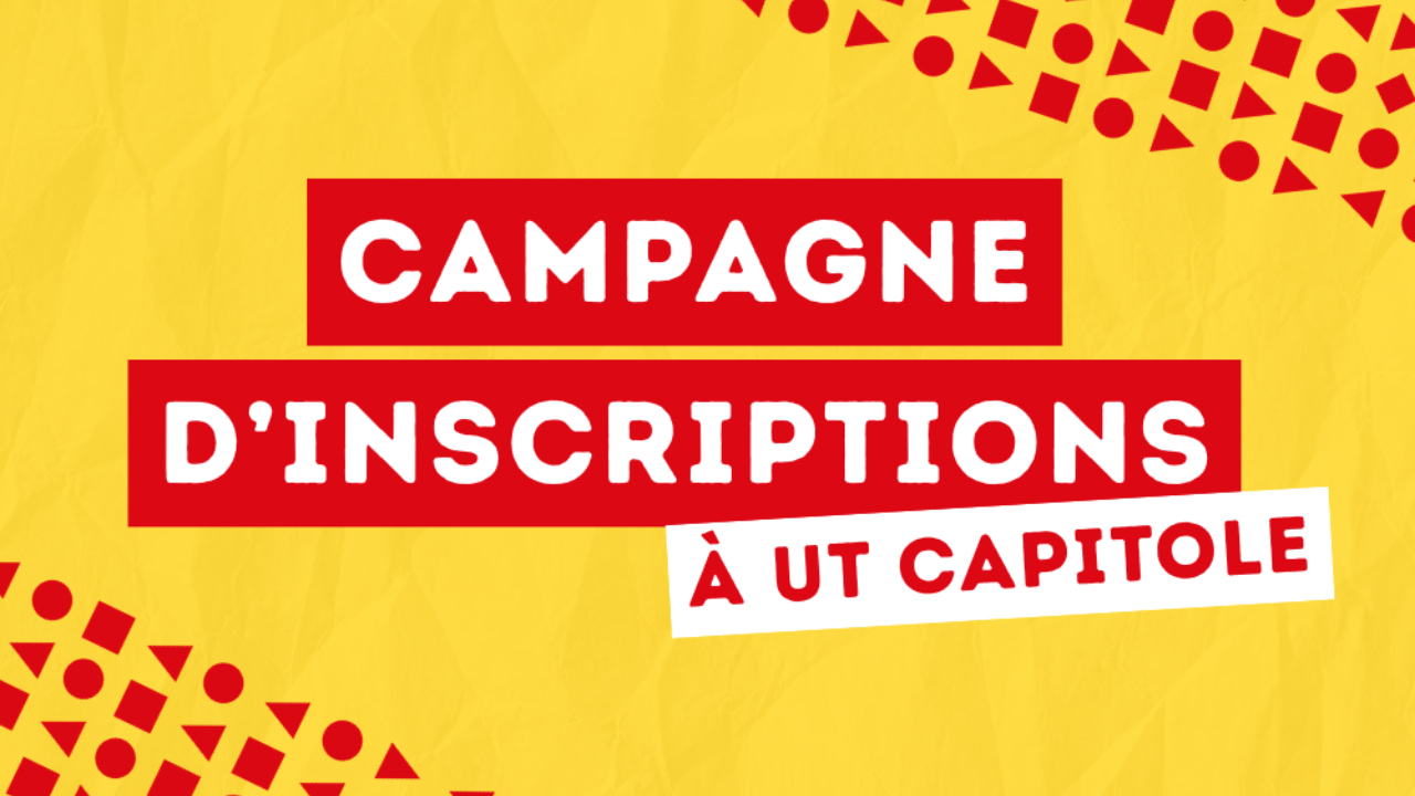 Visuel Inscriptions à UT Capitole